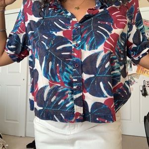 Floral Button Down | TopShop